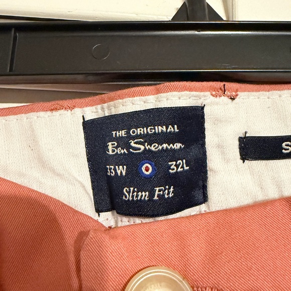 Ben Sherman Men's Slim Fit Pants - Picture 2 of 3